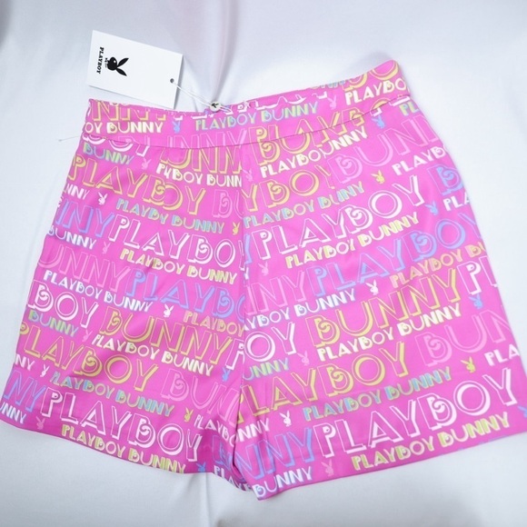 ๐
ฝ๐
ด๐ ๐ฅ๐๐ฅ๐ ๐๐๐๐๐๐๐ pink skort with Playboy bunny all-over print, M - Picture 6 of 17